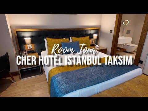 CHER HOTEL ISTANBUL TAKSIM ROOM TOUR | BUDGET FRIENDLY