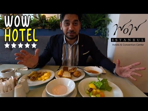 5 Star Hotel BEST BREAKFAST EXPERIENCE | 🇹🇷 WOW Hotel Near Istanbul Expo Centre