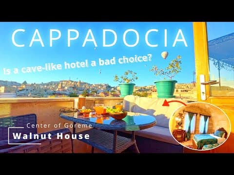 [ Where to stay in Cappadocia ] Cave Hotel Experience｜Travel Guide &amp; Tips [Walnut House]