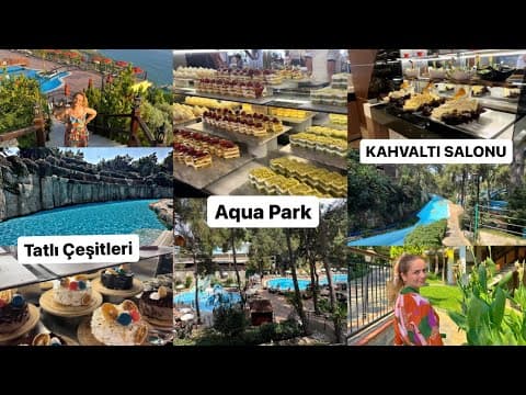 UTOPİA WORLD HOTEL ULTRA HERŞEY DAHİL KAHVALTI🫠HAVUZLAR,SNACK BAR☺️TATLI ÇEŞİTLERİ✌️Aqua Park 😉