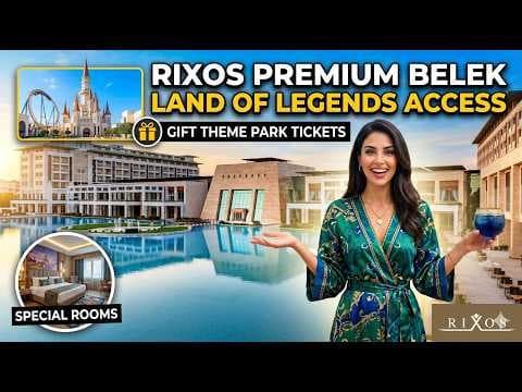 Rixos Downtown Antalya : The Land of Legends Access All Inclusive Hotel