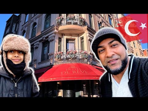 We stay at a Paris inspired hotel in Istanbul! Hotel de Reve (2 bedroom suite)
