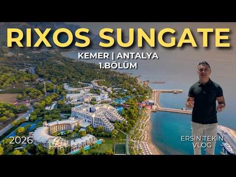 RIXOS SUNGATE 1.Bölüm Vlog. Eğlence ve aktivitenin kalbinde keşfimiz başlıyor..