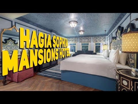 Best Mansion Hotel In Turkey?! | Hagia Sophia Mansion Hotel | Turkey Tour