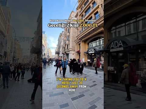 Sence Nasıl?✨İstanbul, Beyoğlu'nda bütçe dostu aile oteli🤌🏻 🏨 Pera Rasso Hotel.