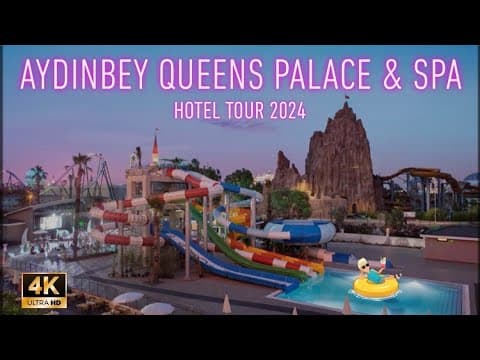 Aydinbey Queen`s Palace &amp; Spa Hotel Kadriye / Belek Turkey. All inclusive Hotel. [4K] Turkiye Турция