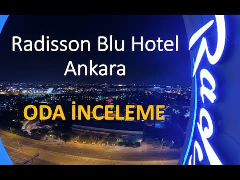 Ankara’da brütalist mimari örneği: Radisson Blu Hotel Ankara / Oda İncelemesi