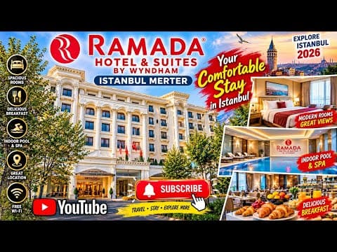 Ramada Hotel &amp;  Suites by Wyndham Istanbul Merter 2026 in 4K