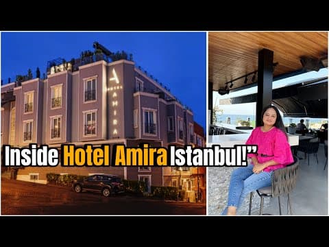 Inside Hotel Amira Istanbul: Room Tour, Rooftop &amp; Breakfast Buffet!