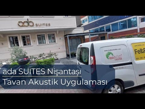 ada SUITES Nisantasi Tavan Akustik Uygulaması | FeltBi Akustik