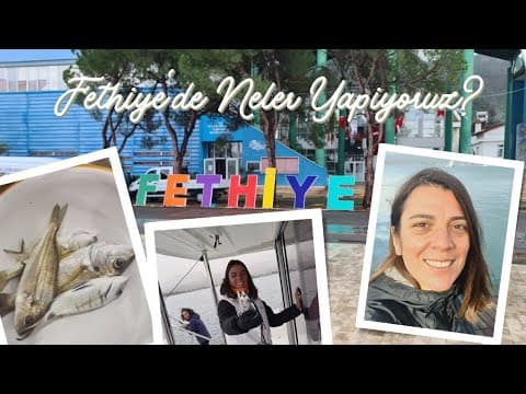 Marmaris Fethiye Yelken Seyri, Ece Saray Marina Günleri Nasıl Geçiyor, Balık Avı Heyecanları