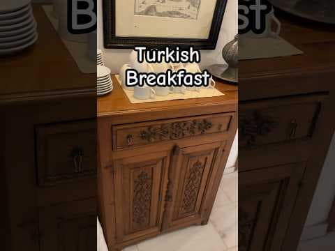 Turkish Breakfast at Hotel Sari Konak,Istanbul
