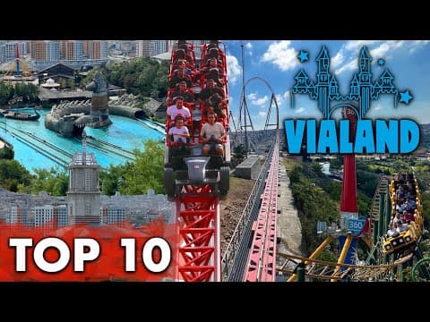 TOP 10 Rides at Vialand Istanbul 🇹🇷