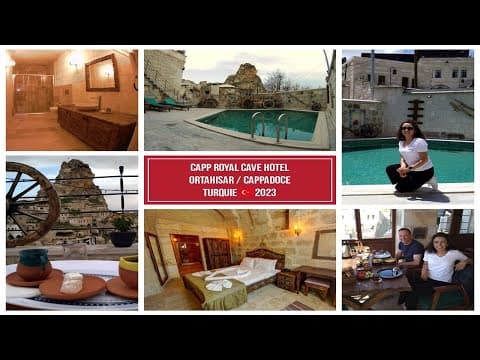 CAPP ROYAL CAVE HÔTEL👉 HABITATIONS TROGLODYTIQUES 😍 ORTAHISAR / CAPPADOCE / TURKEY 🇹🇷 4K