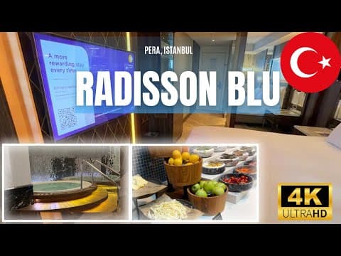 Radisson Blu Pera Istanbul Tour | Discover This Amazing Hotel in Istanbul