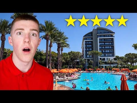 I Stayed in a 5-Star Luxury Hotel in Turkey.. (Trendy Lara)