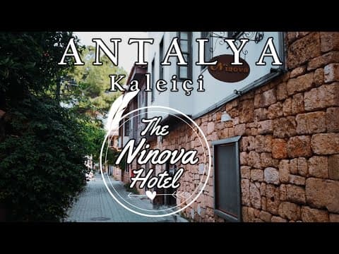 Antalya Kaleiçi The Ninova Hotel #antalya #türkiye #hotel #boutiquehotel #oldcity #kaleiçi