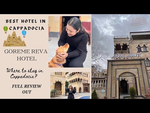 GOREME REVA HOTEL | BEST CAVE HOTEL , cappadocia | where to stay ? Charges ? goreme cave hotel ❤️