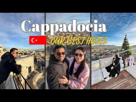 THE TOP RATED HOTEL WE HAD IN CAPPADOCIA| WORTH THE HYPE? LUVI CAVE HOTEL #117 🇹🇷 ♥