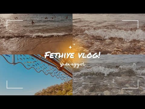 Fethiye Vlog! 😍 | Arwen Hotel | Help Beach | çok güzeldi🌟