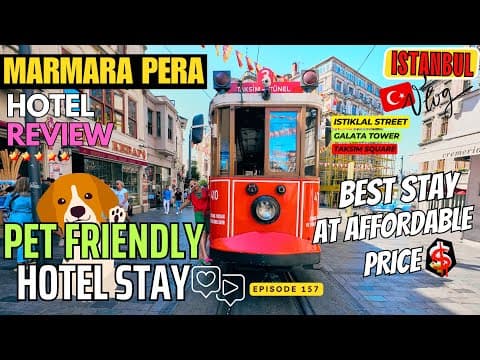 Pet friendly stay at The Marmara Pera in Istiklal Street 🇹🇷 Best Istanbul Getaway for Galata, Taksim