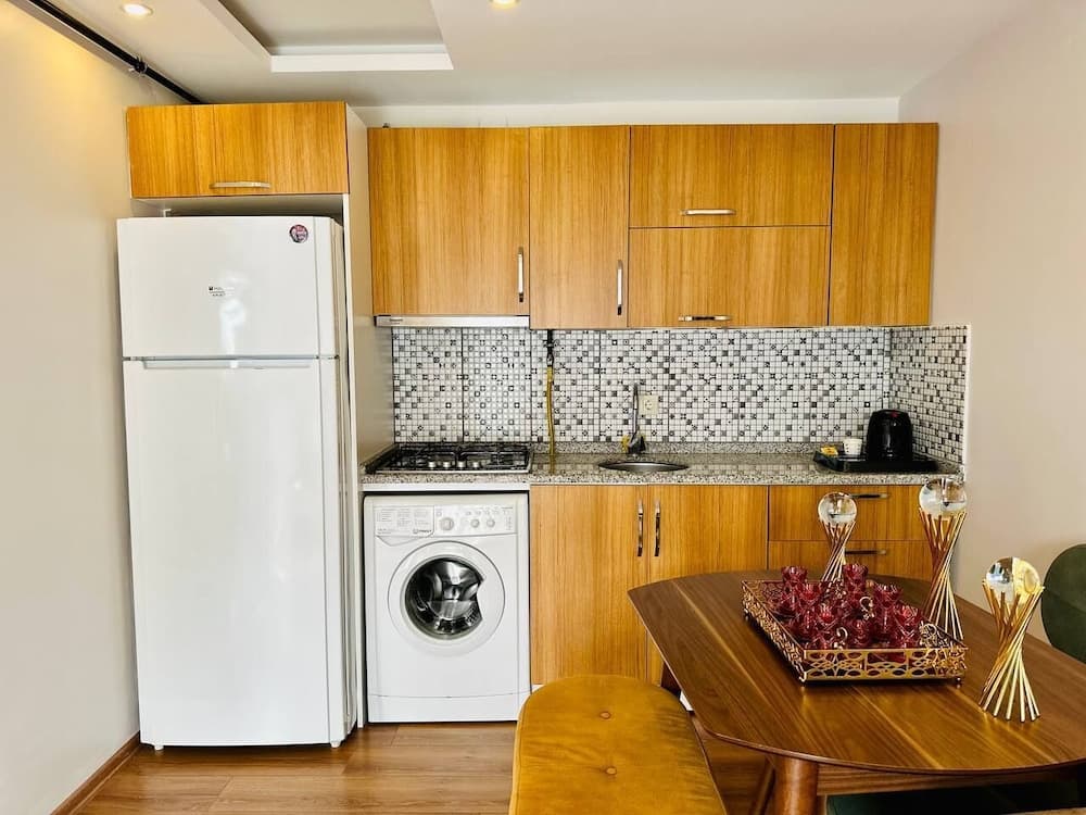 Basic Suite, 1 King Bed with Sofa bed, Kitchen, City View